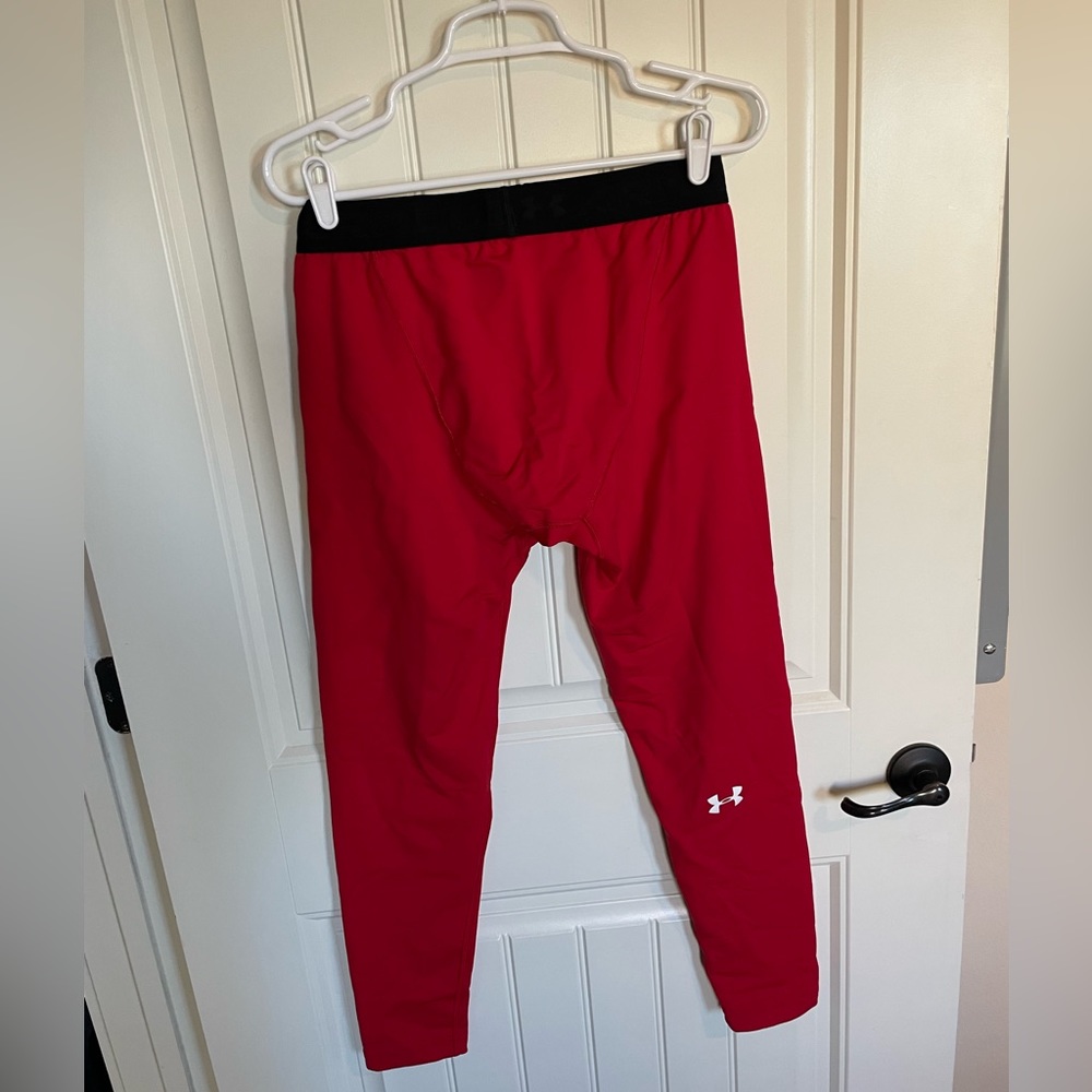 Red Under Armour Compression tights size L